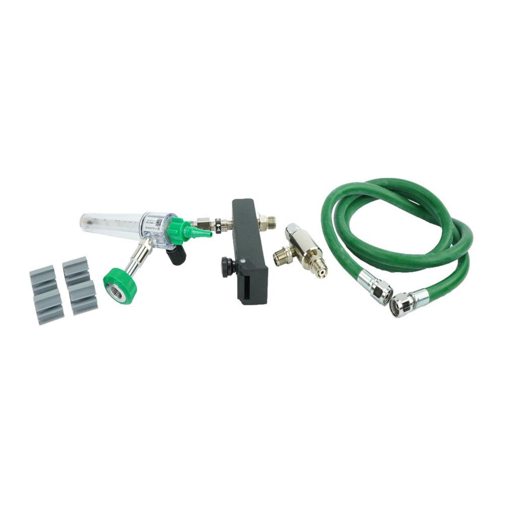 Kit Flowmeter Piece O2 Rail Mounting for Anesthesia Mach Kit Flowmeter Piece O2 Rail Mounting for Anesthesia Mach