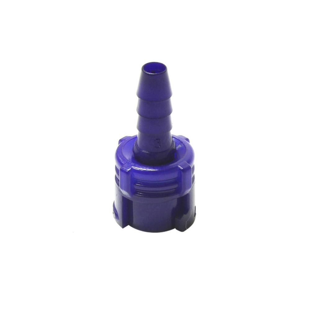 Coupling Inline Blue BCG Body Half 4mm Hose Barb Coupling Inline Blue BCG Body Half 4mm Hose Barb