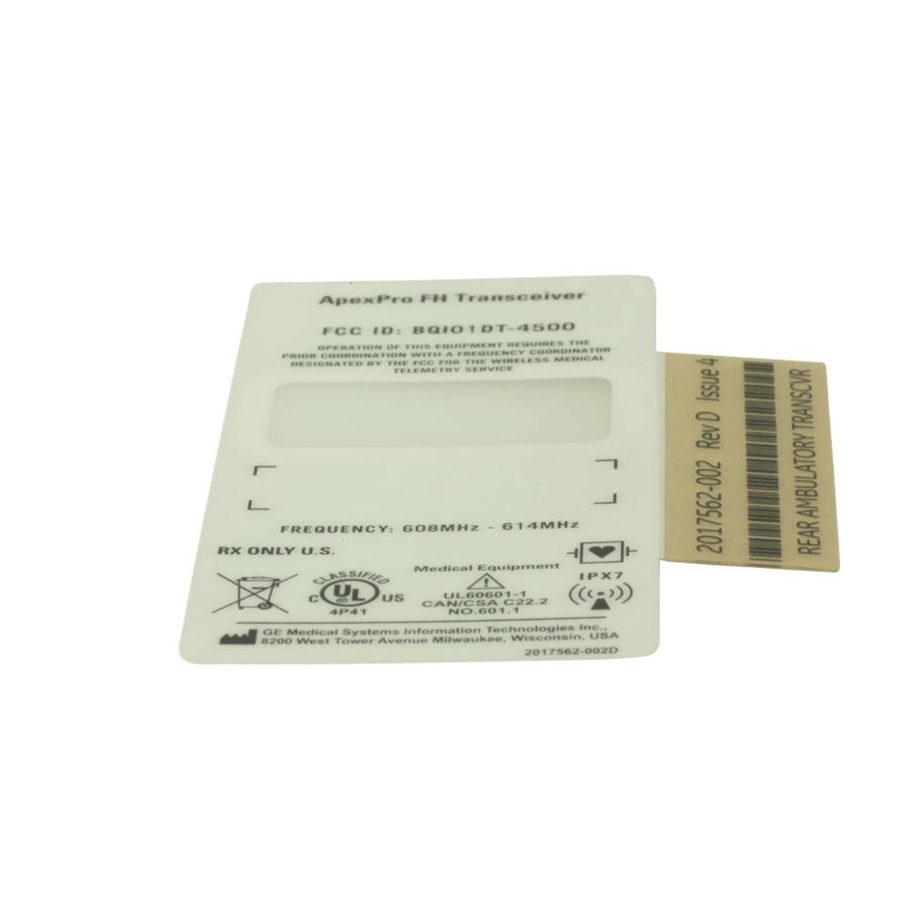 ApexPro FH Transceiver Rear Label ApexPro FH Transceiver Rear Label
