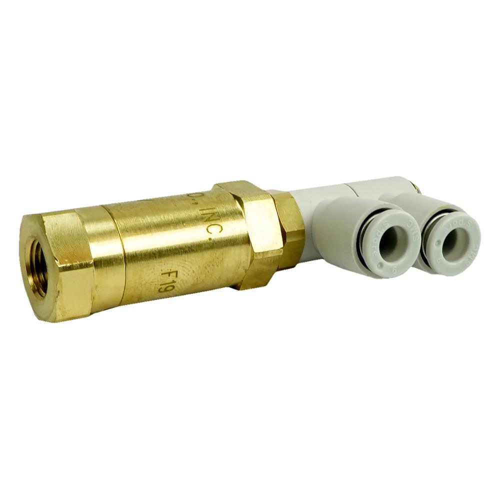 Check Valve with Filter and Elbow Push Connect Fittings Check Valve with Filter and Elbow Push Connect Fittings