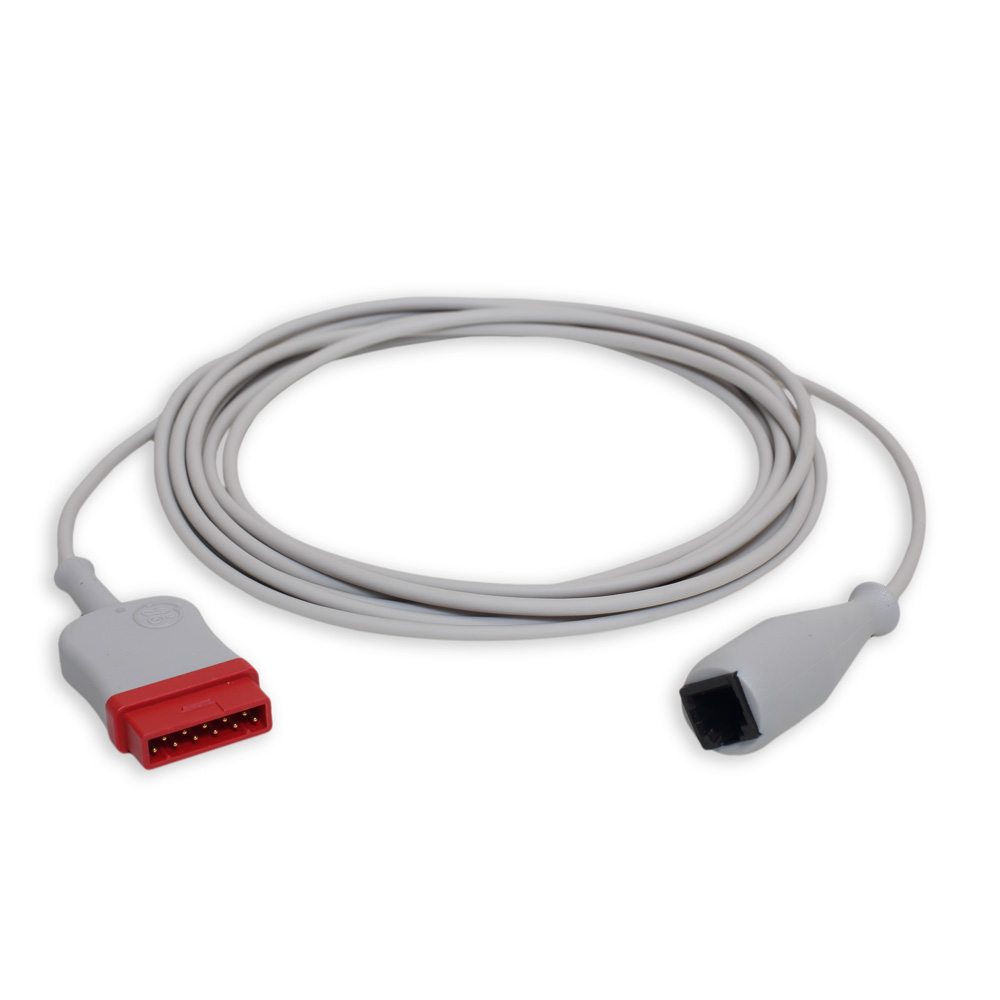 IBP Cable, ICU Medical Transpac-IV, Single, 3.6 m/12 ft.