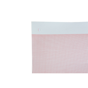 Thermal paper 8.5x11” white area, red 155mm grid zfold hole queue,300 pg, 8pk/box Thermal paper 8.5x11” white area, red 155mm grid zfold hole queue,300 pg, 8pk/box