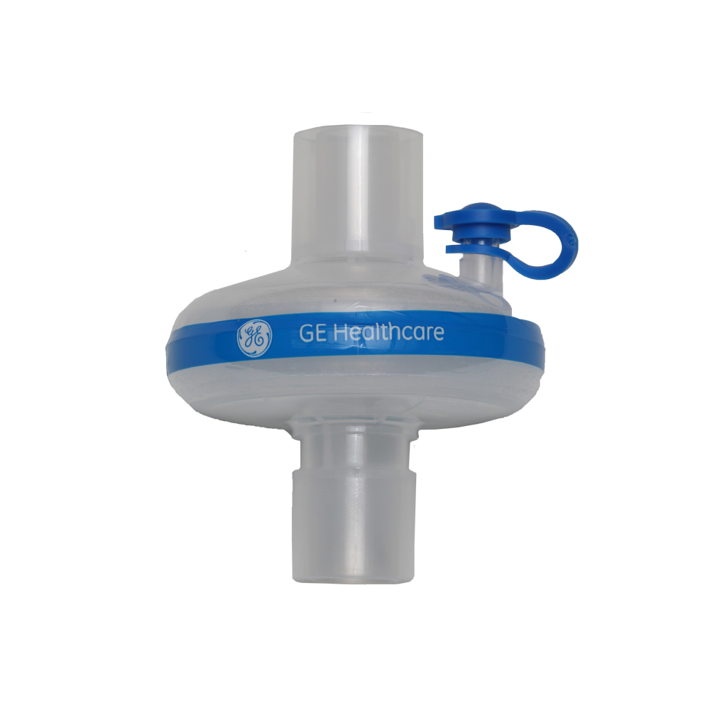 Adult bacterial viral filter + luer port, Disposable, 50/Box Adult bacterial viral filter + luer port, Disposable, 50/Box