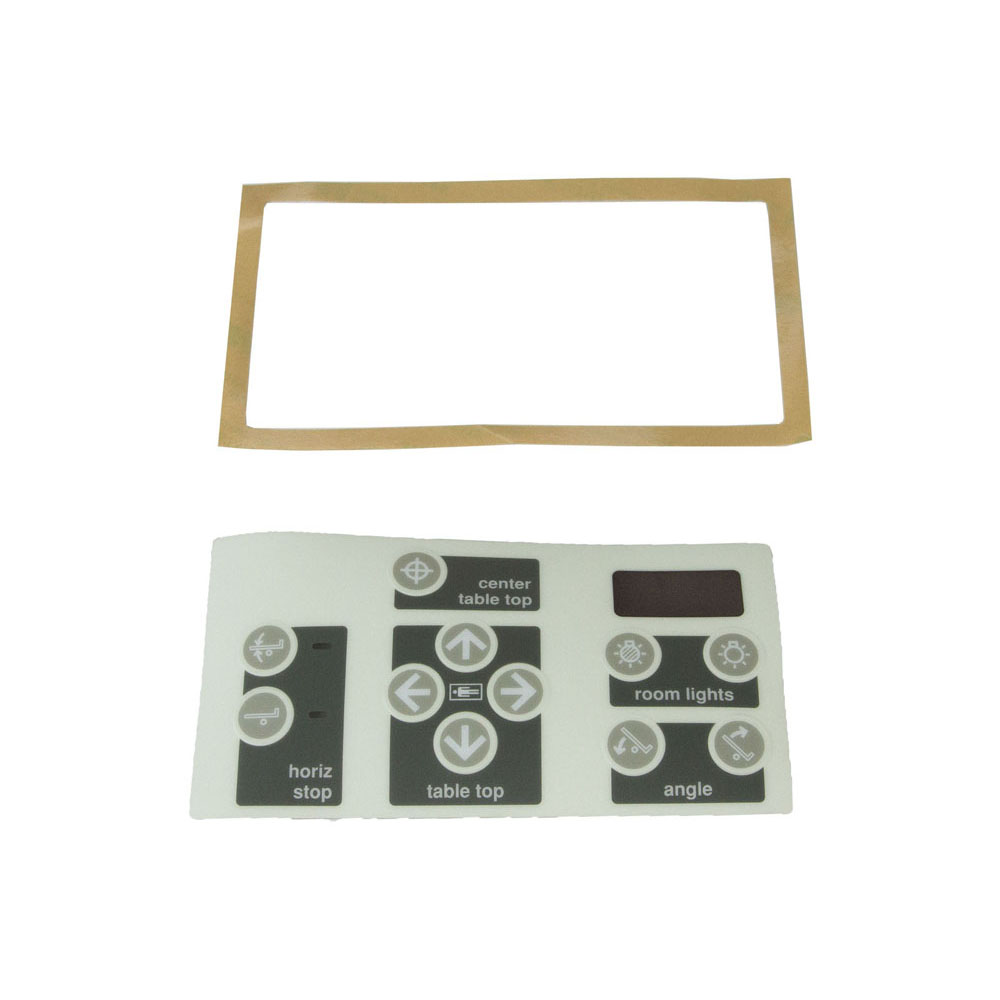 Table Side Control Mylar Cover Table Side Control Mylar Cover