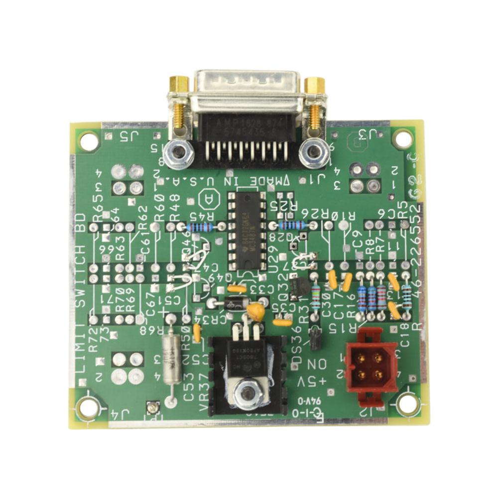 LIMIT SWITCH BOARD, MG3 A1 A1 (ONLY) DEPOPULATED FOR COST REASONS. THIS BOARD IS NOT SUITABLE FOR USE AS A REPLACEMENT FOR G1 BOARDS. LIMIT SWITCH BOARD, MG3 A1 A1 (ONLY) DEPOPULATED FOR COST REASONS. THIS BOARD IS NOT SUITABLE FOR USE AS A REPLACEMENT FOR G1 BOARDS.