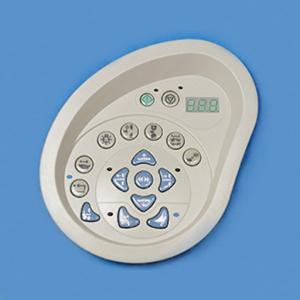 Left CT Control Panel - Mist Gray Bezel with Green LED's Left CT Control Panel - Mist Gray Bezel with Green LED's