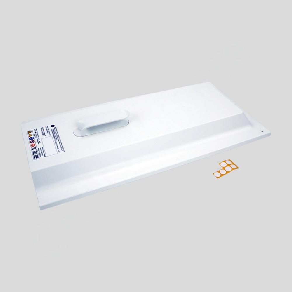 Cart Back cover with rating plate Cart Back cover with rating plate