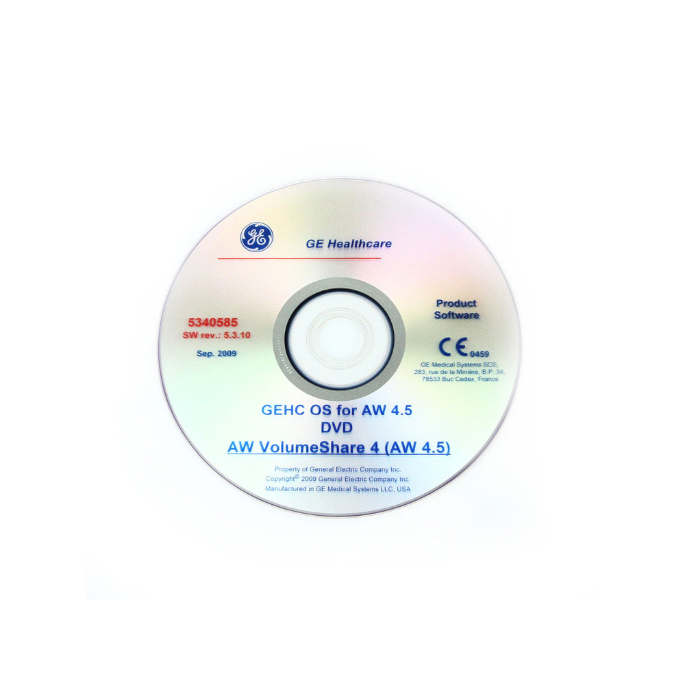 GE HealthCare Operating System for AW 4.5 DVD GE HealthCare Operating System for AW 4.5 DVD