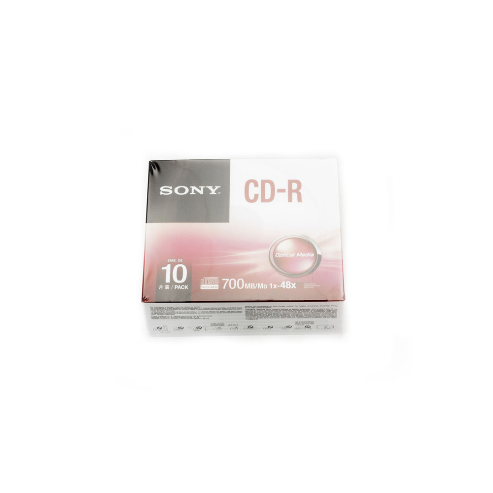 CD-R 700MB 48X Slim Case X10 CD-R 700MB 48X Slim Case X10